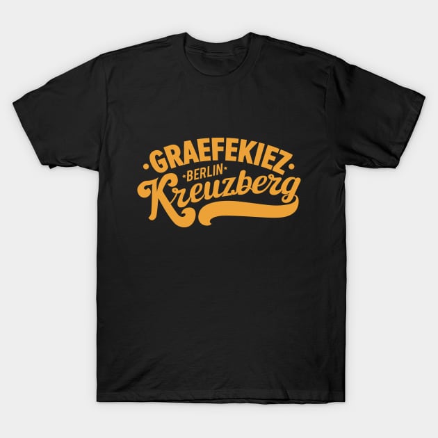 Graefekiez Vibes – Berlin Kreuzberg T-Shirt by Boogosh